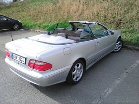 CLK 208 cabrio 200K, manuál r.v. 2002, najeto 196tis, kabrio - 4
