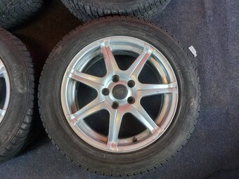 ALU disky 5x108 R16 se zimními pneu 205/55 R16 - 4