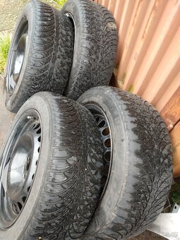 Zimní plechová sada mercedes 16" + nové šrouby - 4