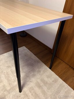 IKEA ADILS Psací stůl dub 150x75 - 4