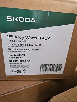 Nová originál zimní sada kol Škoda Scala Kamiq 195/60 r16 - 4