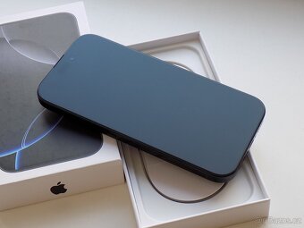 Apple iPhone 16 Pro 128GB Černý titan - ZÁRUKA - 100% BATER. - 4