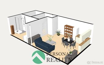 Pronájem byty 1+kk, 36 m2 - Nový Bydžov, ev.č. 02307 - 4