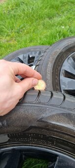 Alu kola r15 vcetne pneu a podložek - 4