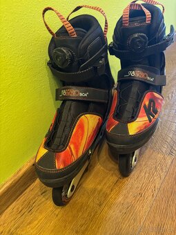 Detske In-line brusle K2 SK8 BOA - rostouci 35-40 - 4