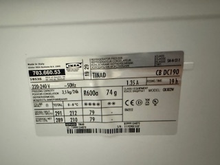Vestavná lednice s mrazákem TINAD IKEA - 4