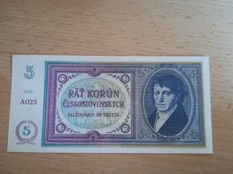 RU,ČSSR , ČSR- nevydanné bankovky , návrhy oboustranná kopie - 4