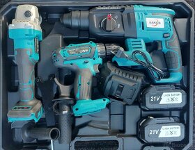 Aku nářadí,bezuhlikove motory,4kusy - 4