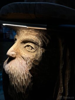 Socha vodníka ze dřeva dřevěné sochy - 4