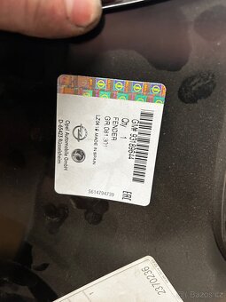 Opel corsa D pravý blatník NOVÝ  - 4