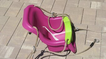 Houpačka plastová Baby Luxe tmavě růžová - 4