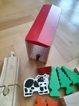 Set dřevěných vláčků Woody, Ikea... - 4