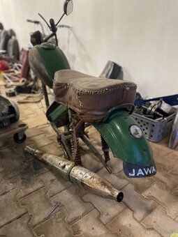 Vrak upravené ČZ + motor jawa 250. - 4