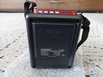 Multimediální rádio Goldfull GF-6118T FM Radio, USB/SD MP3 - 4