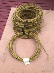 Opletane auto káble na veteráni original nové 2,5 prierez - 4