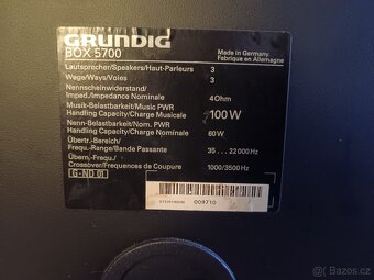 Stereo Reprosoustavy GRUNDIG BOX 5700,100Watt - 4