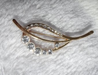 Nádherné staré brože - 2 ks - 4