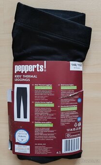 NOVÉ zateplené legíny, vel. 146/152 - 4