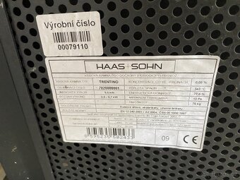 Prodám krbová kamna Haas+Sohn Trentino – 8,5 kW - 4