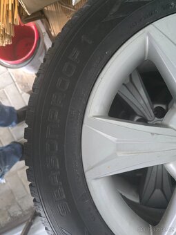 PRODAM CELOROČNÍ PNEU 215/60R17+ALU DISKY - 4