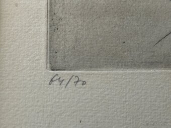 Jaroslav Škarohlíd - krásná signovaná grafika 1975 - 4