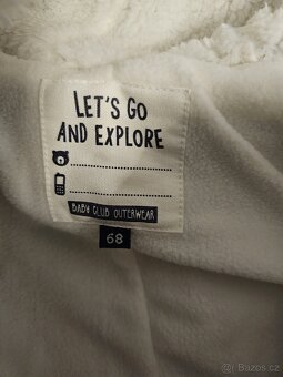 Krásná zimní dětská kombinéza, velikost 80 - skvělý stav - 4