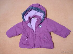 zimní dívčí bunda, vel. 68 - 4