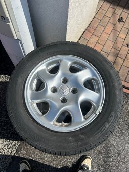 Alu kola 195/65/r15 citroen, letní gumy - 4