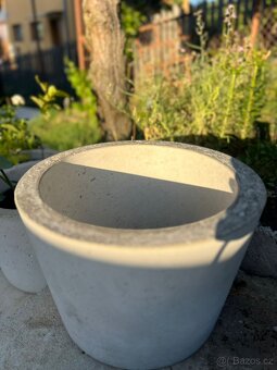 Betonový květináč, květináče - 4