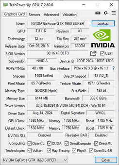 INNO3D GTX1660 SUPER 6GB - VELMI DOBRÝ STAV - 4