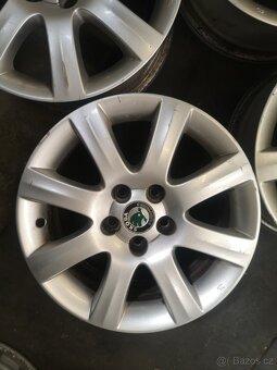 Alu kola 5x100 r15 Škoda - 4