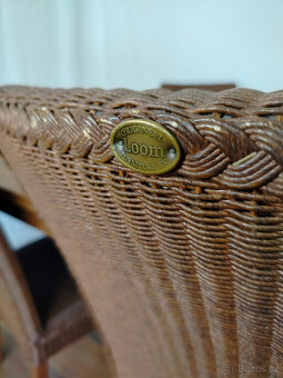 Ratanové jídelní židle 6ks - 4