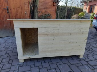 Psí bouda s přepážkou, bez krytiny, 6 velikostí - 4