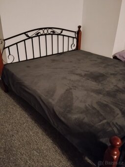 Kovová postel+ matrace ZDARMA - 4