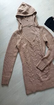 Svetrové šaty zn.Teranova a C&A vel. S - 4