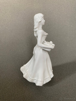 Royal Dux Porcelánová soška Květinářka 18 cm - 4