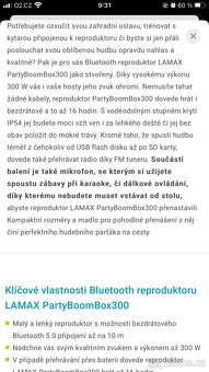 Reproduktor LAMAX PartyBoomBox 300 - 4