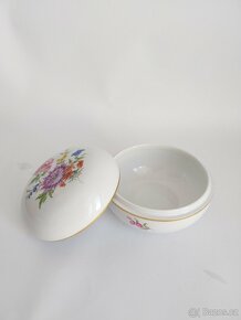 Velká starožitná porcelánová dóza Míšeň - Meissen - 4