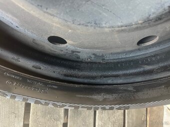 plechové disky 6Jx15 + gumy 195/65 R15 - 4