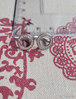 Stříbrné náušnice II. - punc - 4