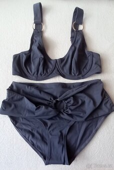 Šedé dvoudílné plavky v.38/75C - 4