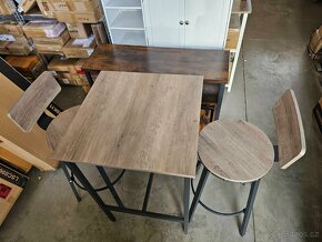 Nový barový set - stůl + 2x židle Vasagle - 4