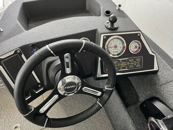 Hliníkový čln Finval 475 Evo SC JS + Honda BF80 + príves - 4