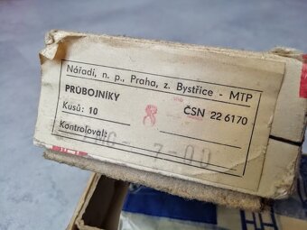 NOVÉ průbojníky NAREX 6, 8, 10 mm + kleště Zbirovia ČSSR - 4