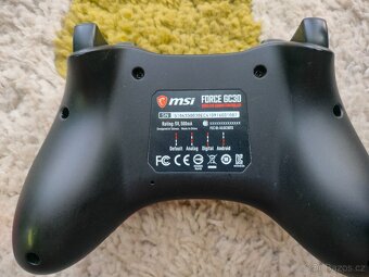 Gamepad bezdrát pro PC i mobily MSI Force GS30 - krásný stav - 4