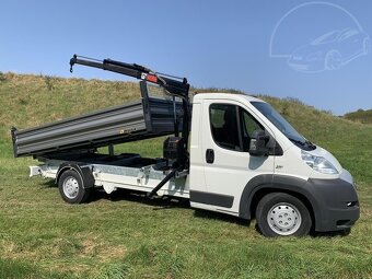 Fiat Ducato 3.0TDi novy sklápěč +Hiab 1.3t - 4