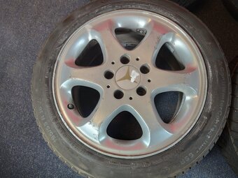 ALU disky originál Mercedes 5x112 R16 7,5Jx16H ET 42 se zimn - 4