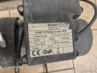 Čerpadlo k bazenu - 4
