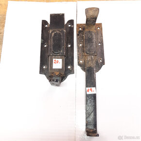 Petlice na dveře,vrata-2ks - 4