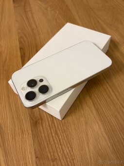 iPhone 16 Pro 128Gb White Titanium 92% Krásný stav - 4